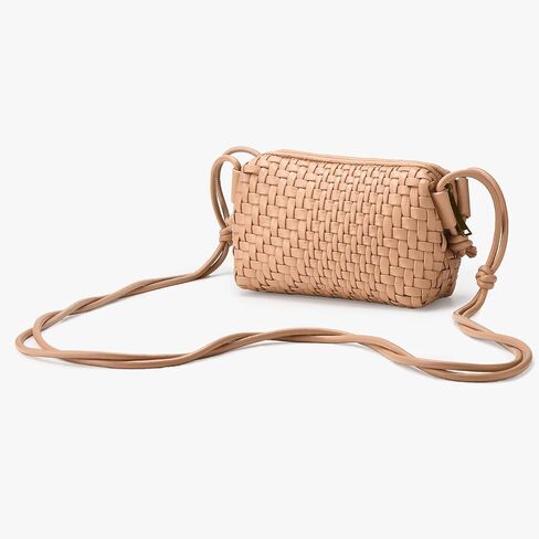 Woven Crossbody Bag for Women Small Woven Purse Vegan Leather Handbag Braided Purse Small Crossbody Bag in Saudi Arabia