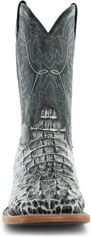 حذاء Soto Boots الرجالي بطباعة Caiman Nuca بمقدمة مربعة H4019 in Kuwait
