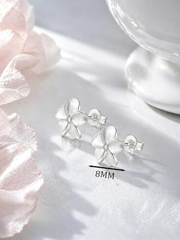925 Sterling Silver Stud Earrings for Women Hypoallergenic Tiny Daisy Earrings Small Flower Earrings Stud Cute Jewelry in Saudi Arabia