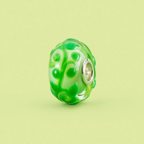 TROLLBEADS Magic Bean Bead - A Symbol of Growth and Potential | Authentic Brand Charm | Glass | Hope & New Beginnings Collection | Designed by Tenzin Phuntsok & Kalden Chophel in Saudi Arabia