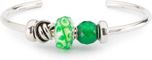 TROLLBEADS Magic Bean Bead - A Symbol of Growth and Potential | Authentic Brand Charm | Glass | Hope & New Beginnings Collection | Designed by Tenzin Phuntsok & Kalden Chophel in Saudi Arabia