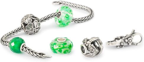 TROLLBEADS Magic Bean Bead - A Symbol of Growth and Potential | Authentic Brand Charm | Glass | Hope & New Beginnings Collection | Designed by Tenzin Phuntsok & Kalden Chophel in Saudi Arabia