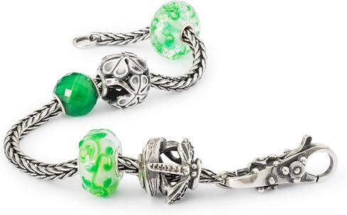 TROLLBEADS Magic Bean Bead - A Symbol of Growth and Potential | Authentic Brand Charm | Glass | Hope & New Beginnings Collection | Designed by Tenzin Phuntsok & Kalden Chophel in Saudi Arabia