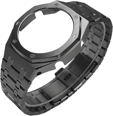 5th Steel Farmhouse Oak GA-2100/2110/B2100 GM-2100 GMA-S2100 Modified Metal Case Strap Watch Accessories Men's Watch Modified Women's Watch Modified. in Saudi Arabia