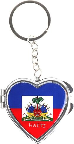 SandT Collection Country Heart Mirror Keychain Souvenir in Kuwait