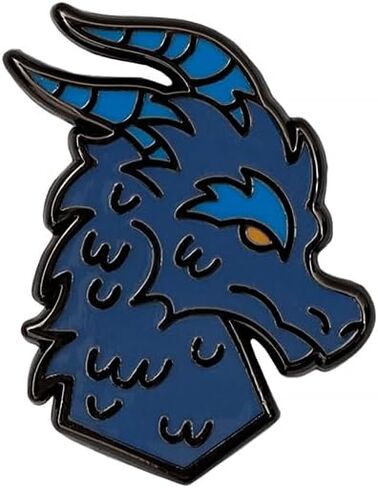 Fourth Wing Sgaeyl Dragon Enamel Pin - Officially Licensed Rebecca Yarros Pin for Book Lovers in Saudi Arabia