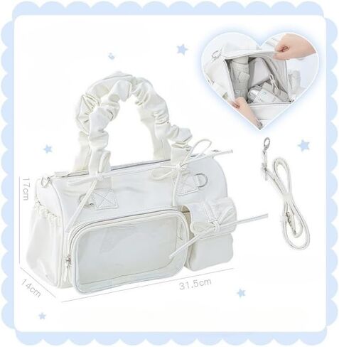 حقيبة كتف Itabag Kawaii اللطيفة - حقيبة Y2k Ita Coquette Balletcore Preppy حقيبة كروس عصرية حقيبة حمل Harajuku in Kuwait