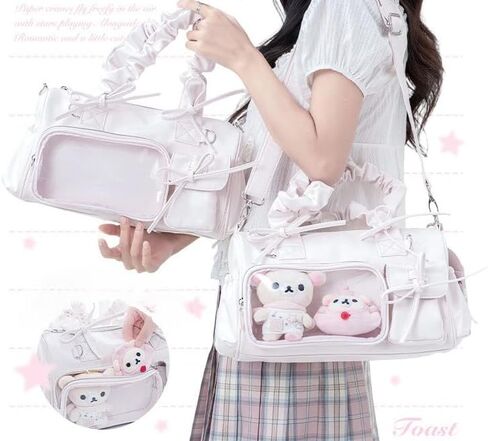 حقيبة كتف Itabag Kawaii اللطيفة - حقيبة Y2k Ita Coquette Balletcore Preppy حقيبة كروس عصرية حقيبة حمل Harajuku in Kuwait