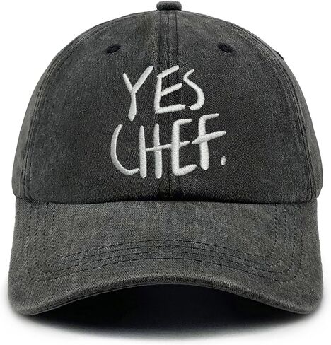 Chef Gifts for Men Women Funny Yes Chef Embroidered Baseball Cap in Saudi Arabia
