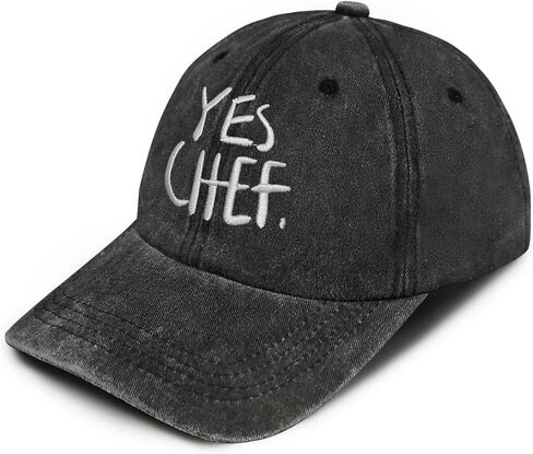 Chef Gifts for Men Women Funny Yes Chef Embroidered Baseball Cap in Saudi Arabia
