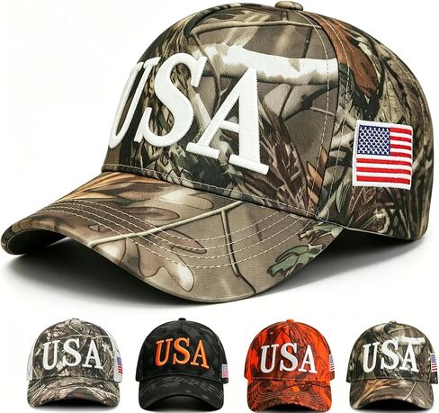 USA Hat American Flag Baseball Cap Mesh Trucker Adjustable Breathable 4th of July Accessories for Men Women Gifts in Saudi Arabia