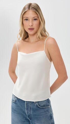 alice + olivia Women's Harmon Drapey Slip Tank in Saudi Arabia