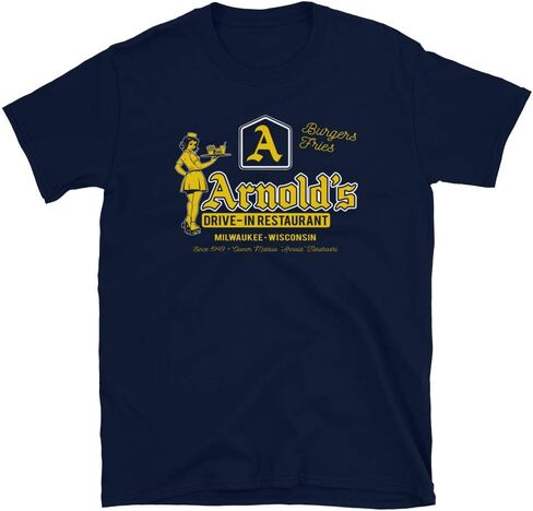 Arnold's Drive in Restaurant Happy Days Short-Sleeve Unisex T-Shirt in Saudi Arabia