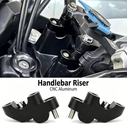Motorcycle Riser Lifting Handlebar Clamp Handle bar Fit For Honda NC750X 2016-2021 CB500X CB500F CB300F (Black) in Kuwait