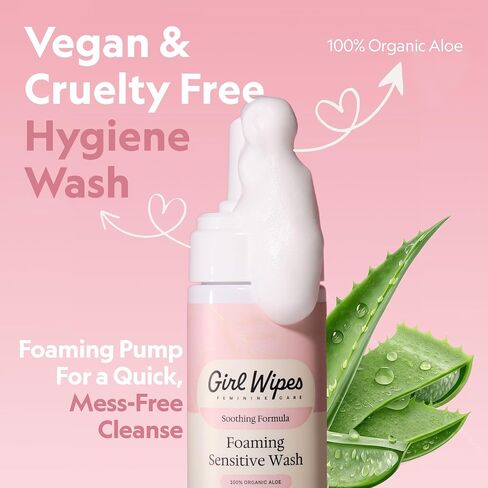 Feminine Foaming Wash for Women, pH Balanced & Fragrance Free, Gentle Aloe & Botanical Blend, Gynecologist & Dermatologist Approved, Vegan & Cruelty-Free Hygiene Intimate Care (1-Pack) in Saudi Arabia