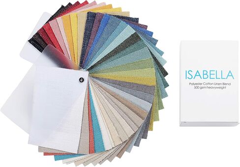 TWOPAGES Isabella Cotton Polyester Curtain Fabric Sample Booklet in Saudi Arabia
