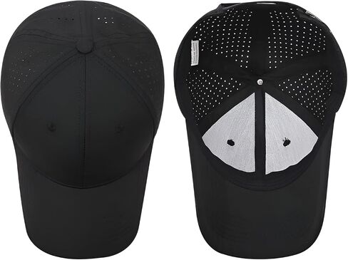 Baseball Cap Classic Golf Cap, Adjustable Dad Hat, Simple Adult Cotton Hat, Unstructured Plain Cap Men Women, for Running Workouts and Outdoor Activities All Seasons Black in Kuwait