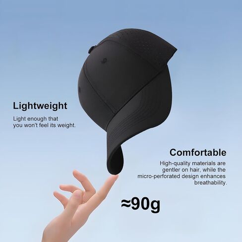 Baseball Cap Classic Golf Cap, Adjustable Dad Hat, Simple Adult Cotton Hat, Unstructured Plain Cap Men Women, for Running Workouts and Outdoor Activities All Seasons Black in Kuwait