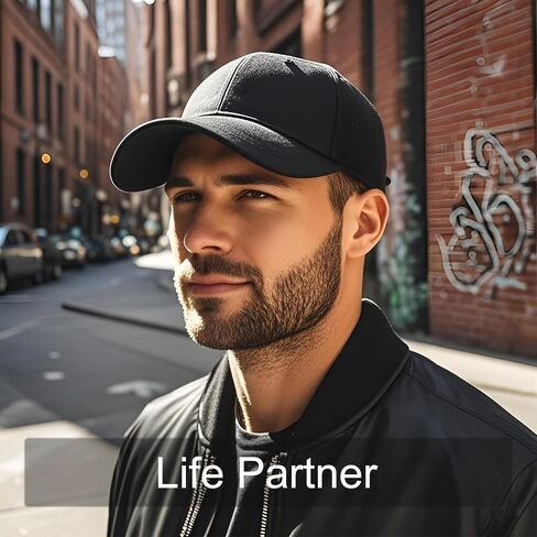 Baseball Cap Classic Golf Cap, Adjustable Dad Hat, Simple Adult Cotton Hat, Unstructured Plain Cap Men Women, for Running Workouts and Outdoor Activities All Seasons Black in Kuwait
