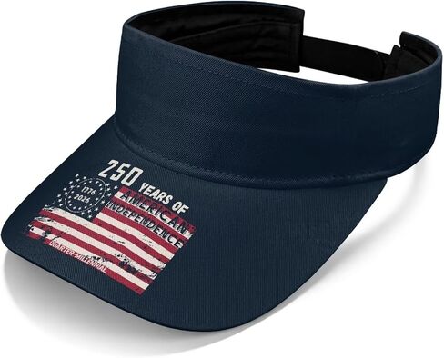 United States 250th Anniversary Sun Hat Patriotic Sun Visor Hats Independence Day Sports Summer Visors in Kuwait