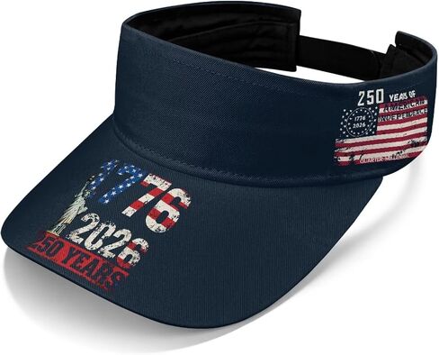 United States 250th Anniversary Sun Hat Patriotic Sun Visor Hats Independence Day Sports Summer Visors in Kuwait
