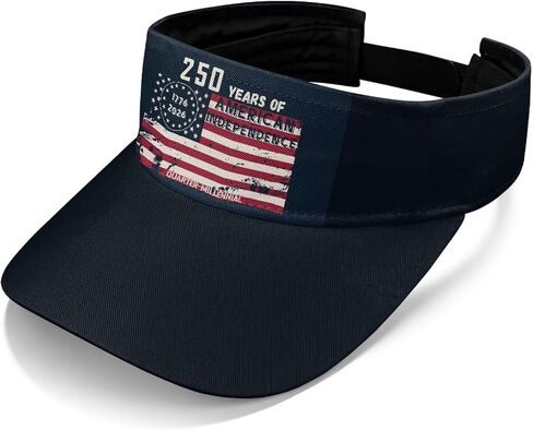 United States 250th Anniversary Sun Hat Patriotic Sun Visor Hats Independence Day Sports Summer Visors in Kuwait