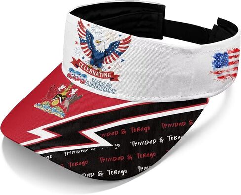 United States 250th Anniversary Sun Hat Patriotic Sun Visor Hats Independence Day Sports Summer Visors in Kuwait