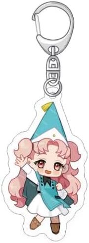 Witch Hat Atelier Acrylic Keychain Anime Chibi Charm Coco Qifrey Agott Tetia Richeh Olruggio Key Ring in Kuwait