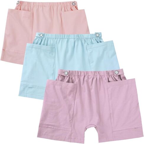 3 Pack Urine Bag Shorts, Foley Catheters Underwear with Double Pocket Up to 2000ml, Urinary Catheter Pants in Kuwait