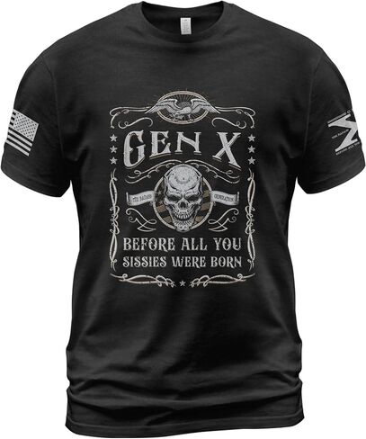 Gen X The Badass Generation Tshirts, Gen X T Shirt Women, Genx T Shirt Men, Sissy Shirts in Saudi Arabia