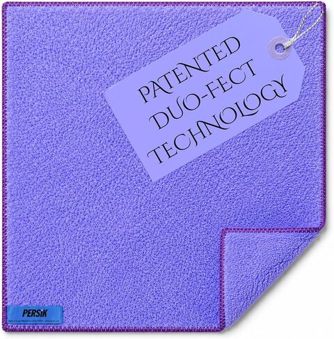 Pure-Sky Cleaning Cloth - JUST ADD Water No Detergents Needed – Streak Free Magic Ultra Microfiber Polishing Towel - for Windows, Glass, Mirror and Screen - Leaves no Wiping Marks in Kuwait