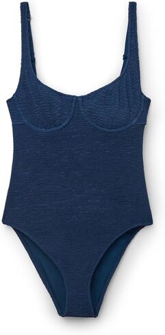 CALZEDONIA Woman's One Piece Swimsuit Crinkle Waves in Saudi Arabia