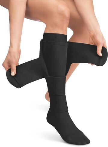 JOBST FarrowWrap 4000 أغلفة ضغط متدرجة 30-40 مم زئبقي - قابلة للتعديل - للتحكم في التورم من الوذمة اللمفية المتوسطة إلى الشديدة أو الأمراض الوريدية المزمنة - أسود، متوسط ​​الطول in Kuwait