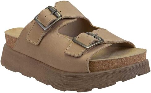 OTBT Women's Modulink Double-Buckle Slide Platform Sandal in Saudi Arabia