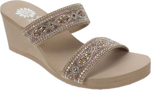 Elevated Taupe Wedge by Yellow Box in Kuwait