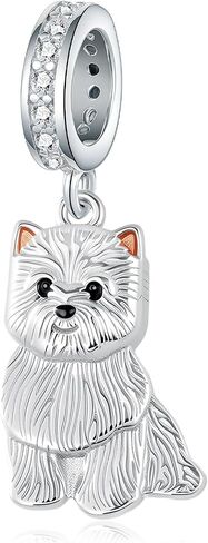 Westie Dog Charms for Bracelets 925 Sterling Silver West Highland Terrier Charms Westie Dog Jewelry Gifts for Women in Saudi Arabia