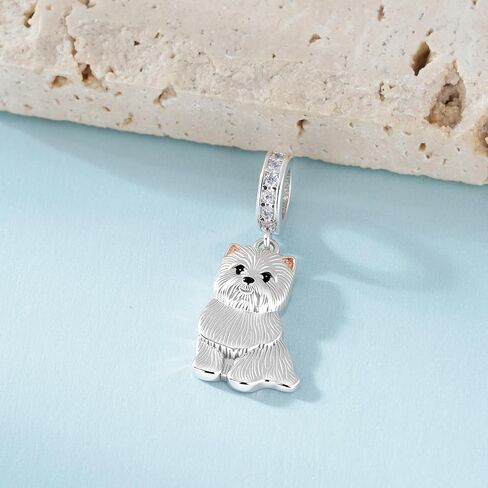 Westie Dog Charms for Bracelets 925 Sterling Silver West Highland Terrier Charms Westie Dog Jewelry Gifts for Women in Saudi Arabia
