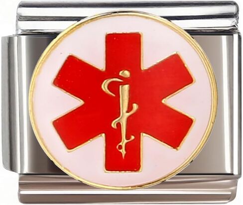 Italian Bracelet Charm,9mm,Golden Cross,Country & Culture > Religion in Saudi Arabia