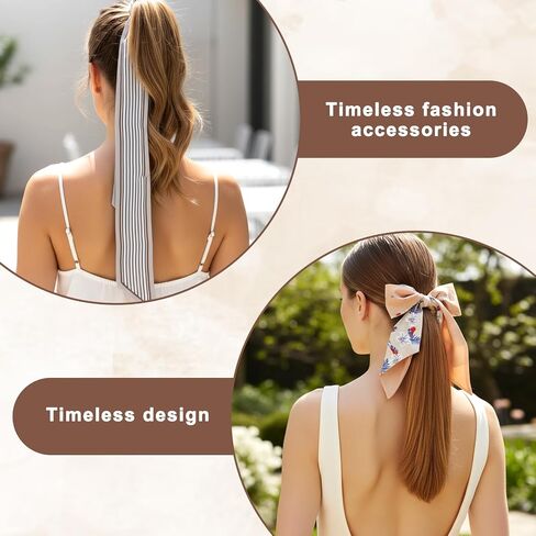 6 Pack Neck Scarf for Women Heads Scarf Purse Scarves for Handbags Satin Heads Silky Boho Scarves Bag Scarfs Band Lightweight Skinny Hair Neck Accessories Valentines Gifts in Saudi Arabia