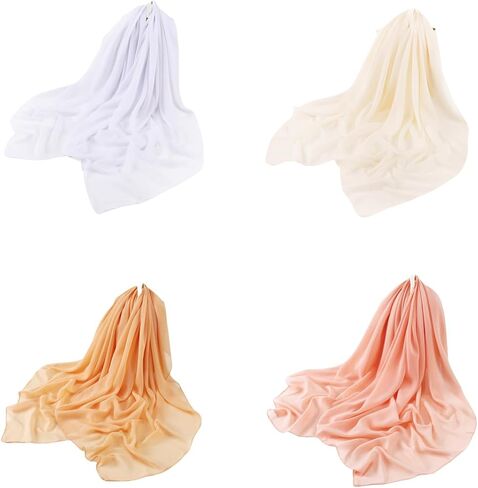 43 Inch Malaysia Pearl Chiffon Square Scarf for Women Muslim Islamic Hijab Scarves Shawl Head Wrap Turban Bandana in Saudi Arabia