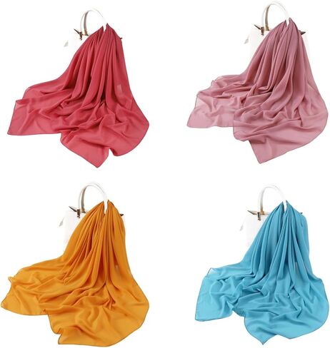 43 Inch Malaysia Pearl Chiffon Square Scarf for Women Muslim Islamic Hijab Scarves Shawl Head Wrap Turban Bandana in Saudi Arabia