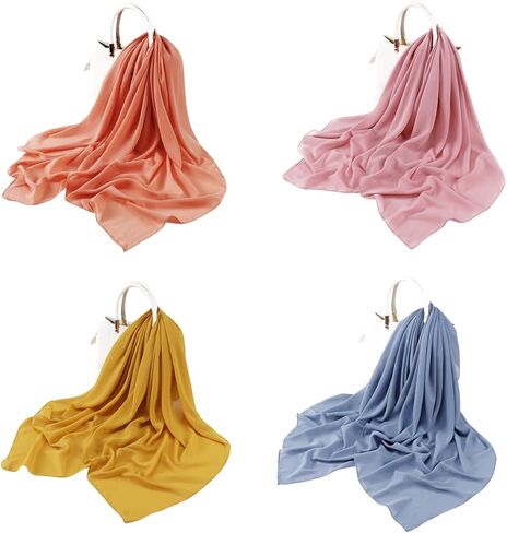 43 Inch Malaysia Pearl Chiffon Square Scarf for Women Muslim Islamic Hijab Scarves Shawl Head Wrap Turban Bandana in Saudi Arabia