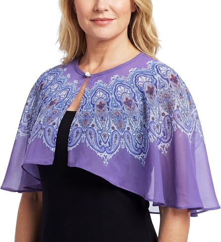 Women’s Chiffon Cape Shawl – Sheer Shrug Bolero Wrap for Dresses, Lightweight Evening Cover Up for Weddings & Parties in Saudi Arabia