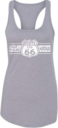 CRAZYDAISYWORLD Route 66 WHITE LOGO Women's Tank Top in Saudi Arabia