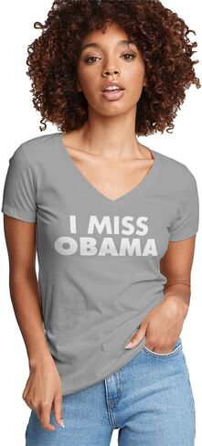 I Miss Obama Womens V-Neck T-Shirt in Saudi Arabia