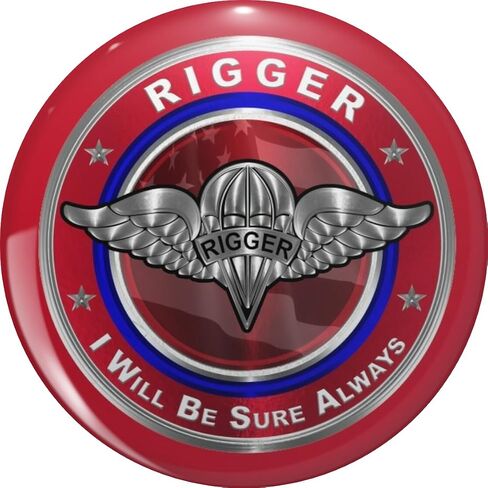 Parachute Rigger Amazing Airborne Soldiers Metal Lapel Hat Pin Tie Tack Pinback 0.75" in Kuwait