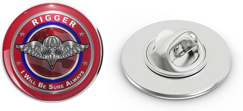 Parachute Rigger Amazing Airborne Soldiers Metal Lapel Hat Pin Tie Tack Pinback 0.75" in Kuwait
