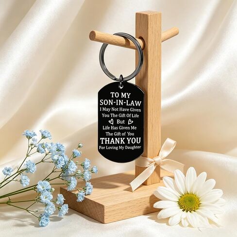 Son In Law Gifts Fathers Day Gift for Son In Law from Mother In Law,Unique Key Chains,Son In Law Gifts for Fathers Day Birthday Christmas Engagement in Saudi Arabia