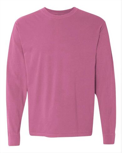 Comfort Colors Adult Long Sleeve Tee, Style 6014, Orchid, Small in Kuwait