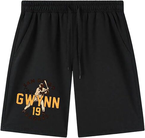 Men's Casual Shorts,Tony Gwynn Padres,Summer Pants Beach Drawstring Shorts in Kuwait